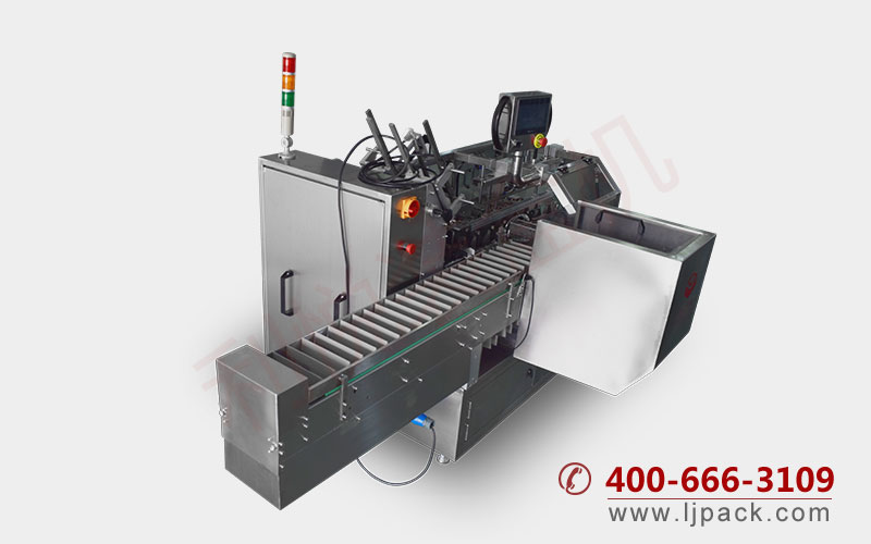 自動插盒裝盒機(jī)小型左視圖